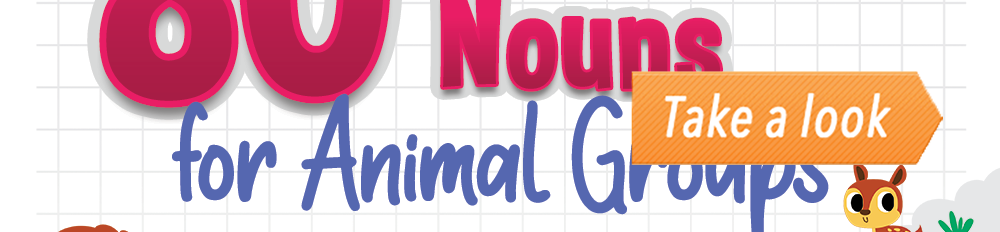 80 Collective Nouns for Animal Groups (Infographic) post image