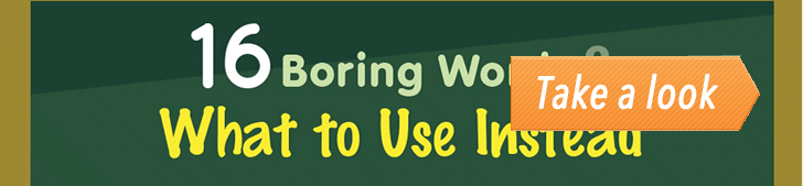 16 Boring Words & What to Use Instead (Infographic) post image
