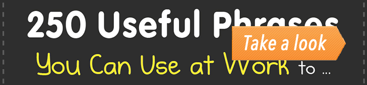 250 Useful Phrases You Can Use at Work (Infographic) post image